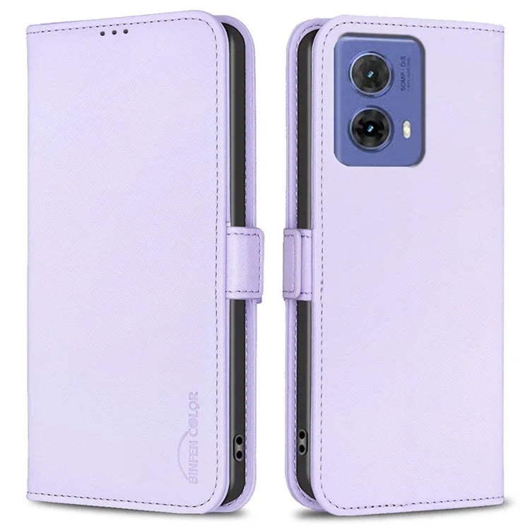 BINFEN COLOR BF31 For Motorola Moto G85 5G / S50 Neo 5G Case Wallet Leather Flip Phone Cover