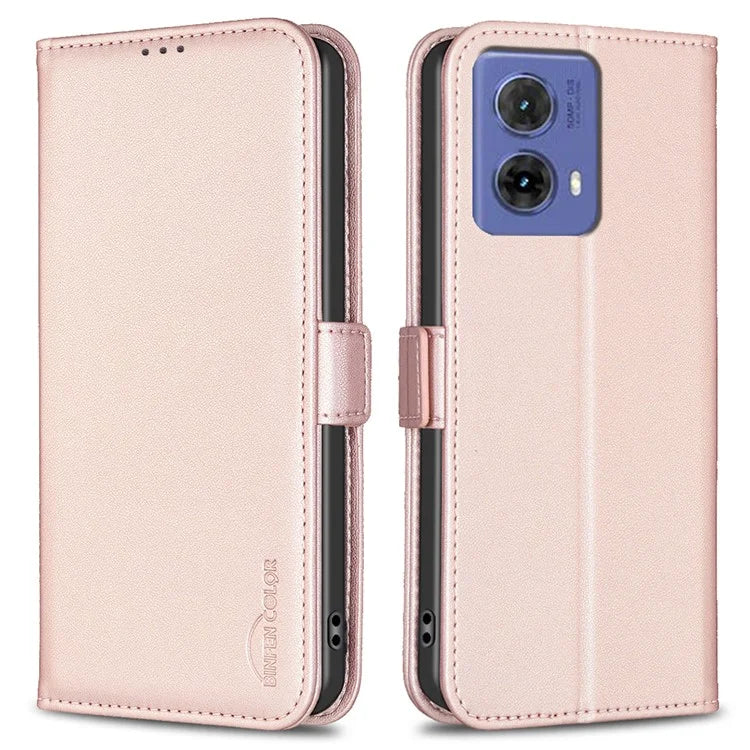 BINFEN COLOR BF31 For Motorola Moto G85 5G / S50 Neo 5G Case Wallet Leather Flip Phone Cover