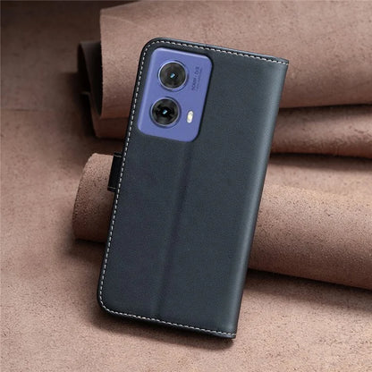 BINFEN COLOR BF17 For Motorola Moto G85 5G / S50 Neo 5G Wallet Case PU Leather Phone Cover
