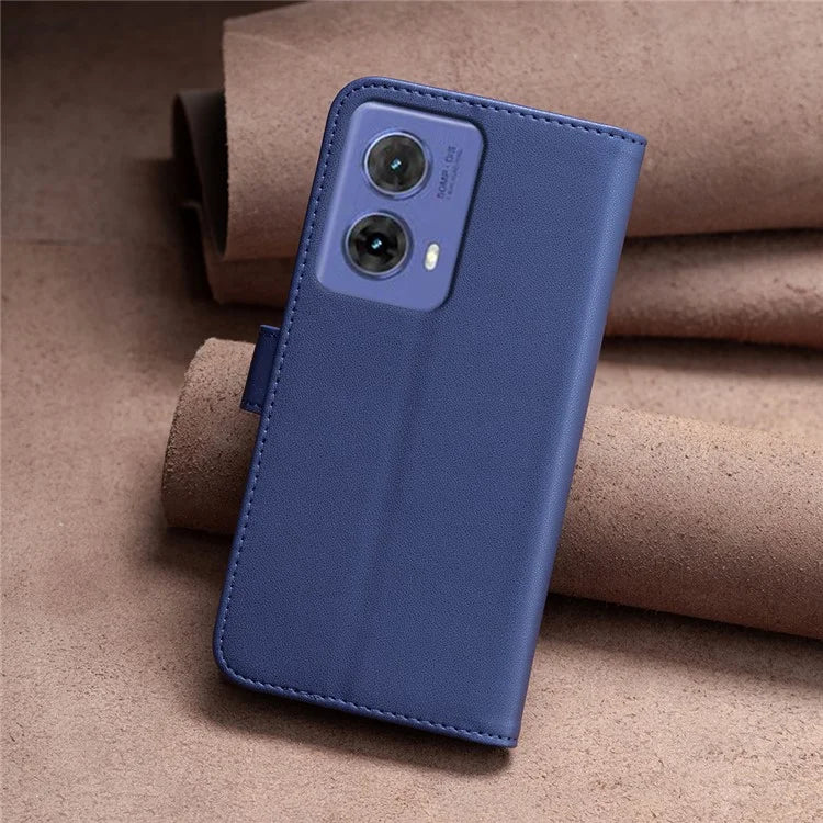 BINFEN COLOR BF17 For Motorola Moto G85 5G / S50 Neo 5G Wallet Case PU Leather Phone Cover