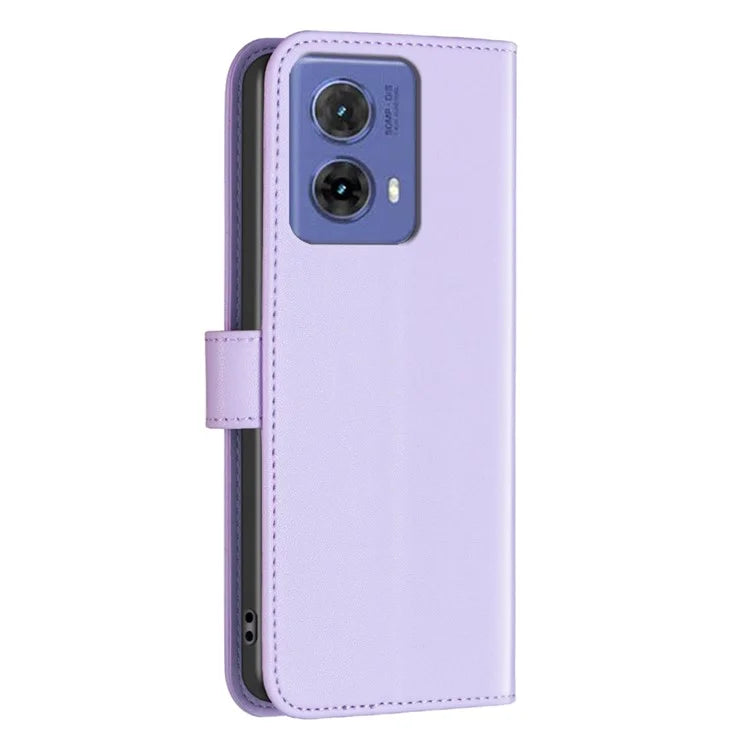 BINFEN COLOR BF17 For Motorola Moto G85 5G / S50 Neo 5G Wallet Case PU Leather Phone Cover
