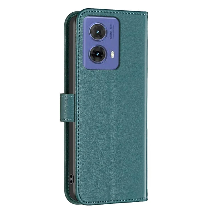 BINFEN COLOR BF17 For Motorola Moto G85 5G / S50 Neo 5G Wallet Case PU Leather Phone Cover