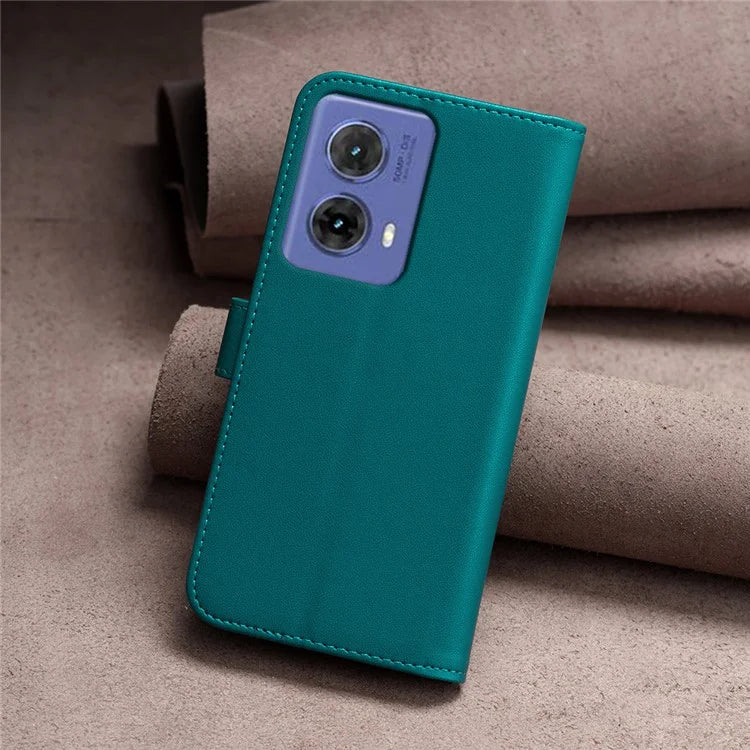 BINFEN COLOR BF17 For Motorola Moto G85 5G / S50 Neo 5G Wallet Case PU Leather Phone Cover