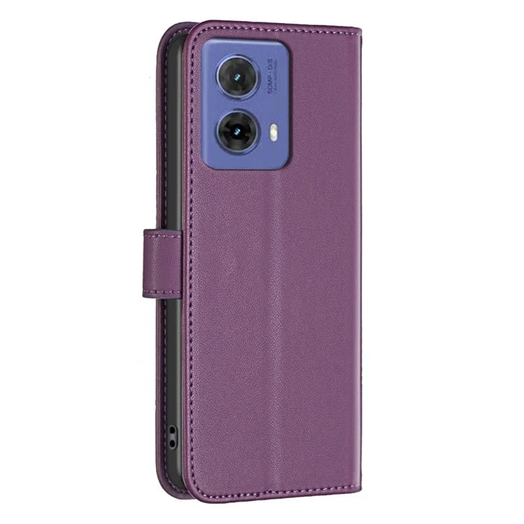 BINFEN COLOR BF17 For Motorola Moto G85 5G / S50 Neo 5G Wallet Case PU Leather Phone Cover