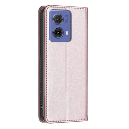 BINFEN COLOR BF18 For Motorola Moto G85 5G / S50 Neo 5G Case Leather Phone Cover Magnetic Closing
