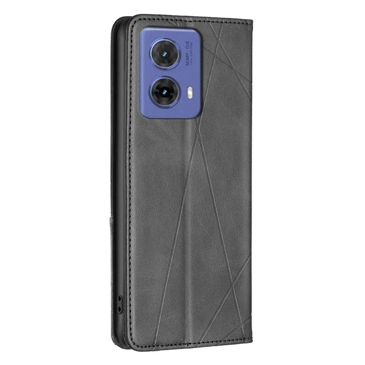 For Motorola Moto G85 5G / S50 Neo 5G Case PU Leather Phone Cover with Card Slots Stand