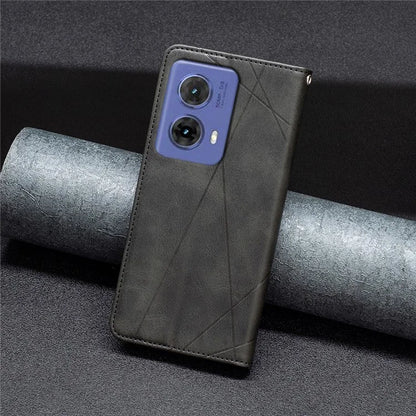 For Motorola Moto G85 5G / S50 Neo 5G Case PU Leather Phone Cover with Card Slots Stand