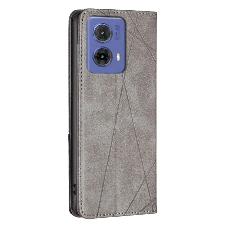 For Motorola Moto G85 5G / S50 Neo 5G Case PU Leather Phone Cover with Card Slots Stand