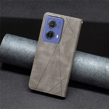 For Motorola Moto G85 5G / S50 Neo 5G Case PU Leather Phone Cover with Card Slots Stand