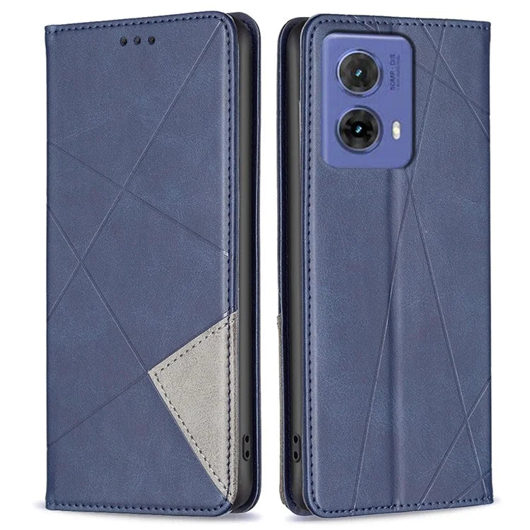 For Motorola Moto G85 5G / S50 Neo 5G Case PU Leather Phone Cover with Card Slots Stand