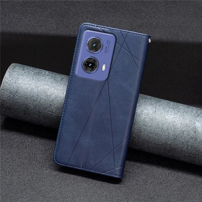 For Motorola Moto G85 5G / S50 Neo 5G Case PU Leather Phone Cover with Card Slots Stand