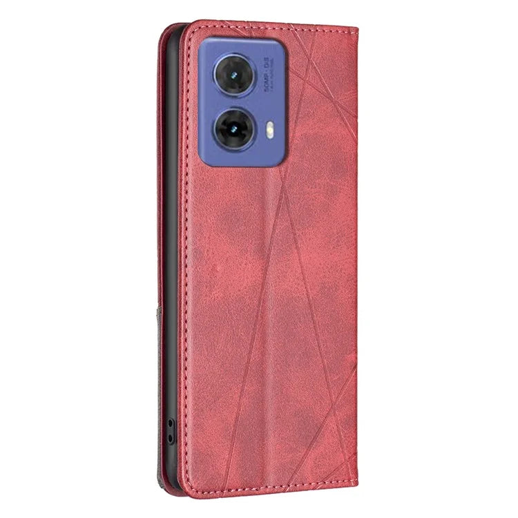 For Motorola Moto G85 5G / S50 Neo 5G Case PU Leather Phone Cover with Card Slots Stand