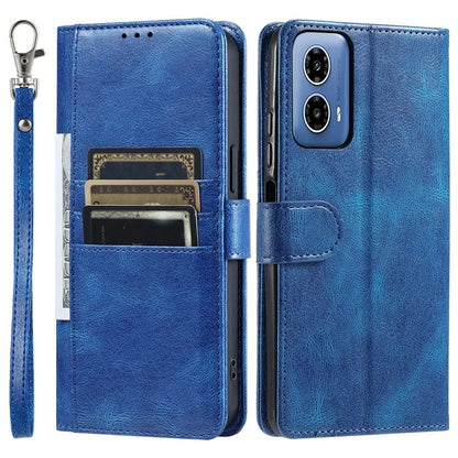 013 Style For Motorola Moto G85 5G / S50 Neo 5G Case PU Leather Anti-Fall Phone Cover with 6 Card Slots