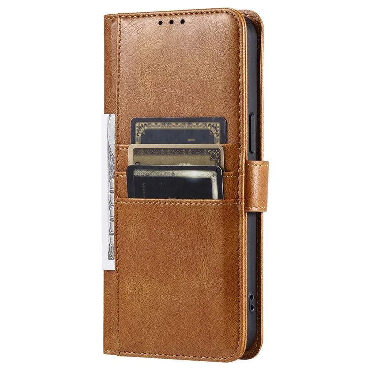 013 Style For Motorola Moto G85 5G / S50 Neo 5G Case PU Leather Anti-Fall Phone Cover with 6 Card Slots