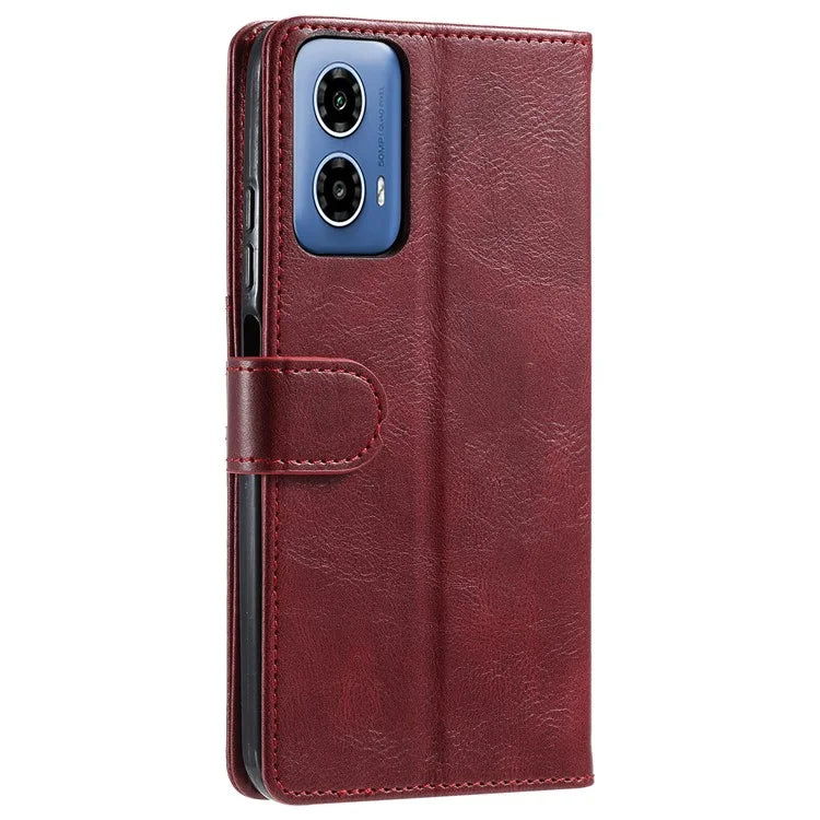 013 Style For Motorola Moto G85 5G / S50 Neo 5G Case PU Leather Anti-Fall Phone Cover with 6 Card Slots