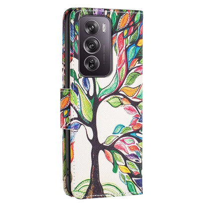 For Oppo Reno12 Pro 5G (Global) Case PU Leather Pattern Print Phone Cover