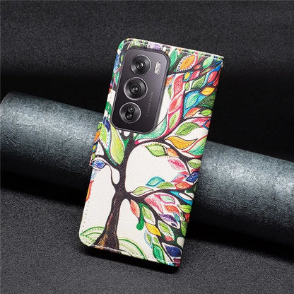 For Oppo Reno12 Pro 5G (Global) Case PU Leather Pattern Print Phone Cover