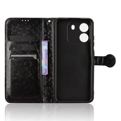 For Blackview Wave 6C Case Dot Pattern PU Leather Wallet Phone Cover