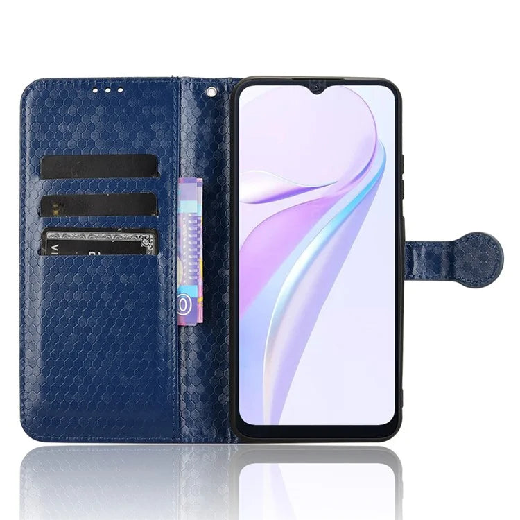 For Blackview Wave 6C Case Dot Pattern PU Leather Wallet Phone Cover