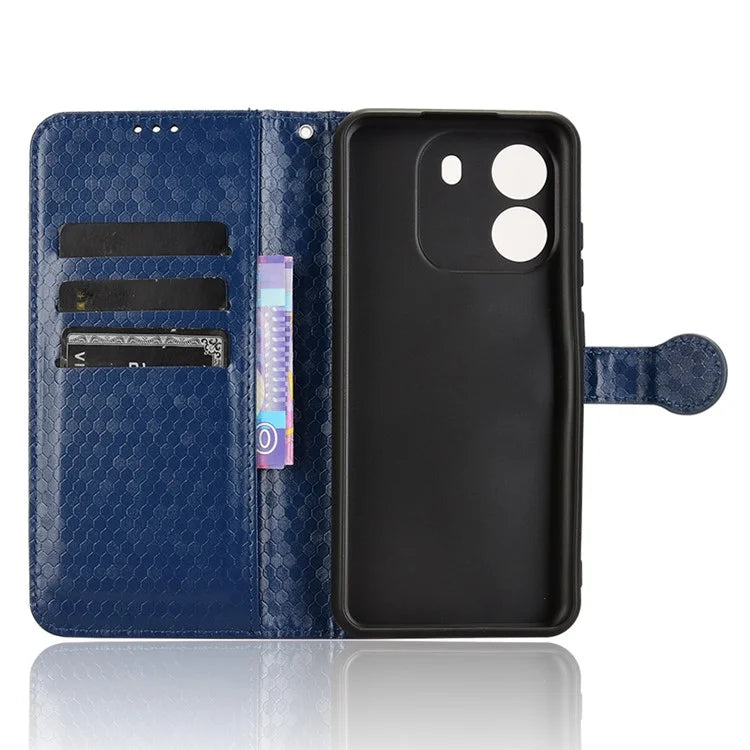 For Blackview Wave 6C Case Dot Pattern PU Leather Wallet Phone Cover