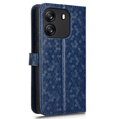For Blackview Wave 6C Case Dot Pattern PU Leather Wallet Phone Cover