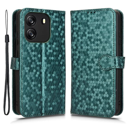 For Blackview Wave 6C Case Dot Pattern PU Leather Wallet Phone Cover
