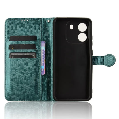 For Blackview Wave 6C Case Dot Pattern PU Leather Wallet Phone Cover