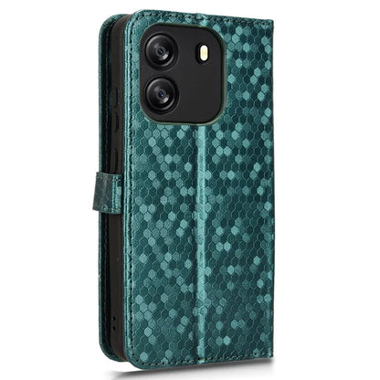 For Blackview Wave 6C Case Dot Pattern PU Leather Wallet Phone Cover
