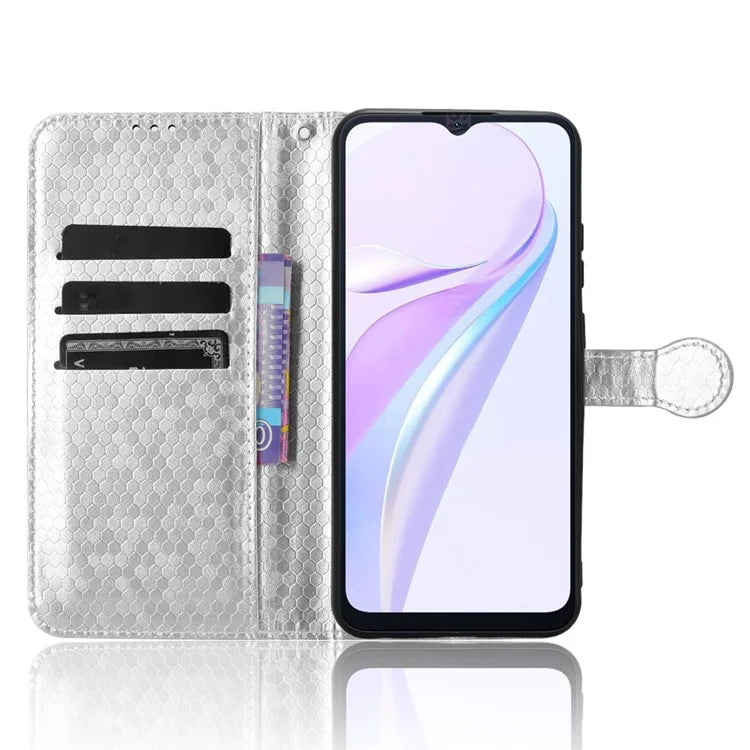 For Blackview Wave 6C Case Dot Pattern PU Leather Wallet Phone Cover