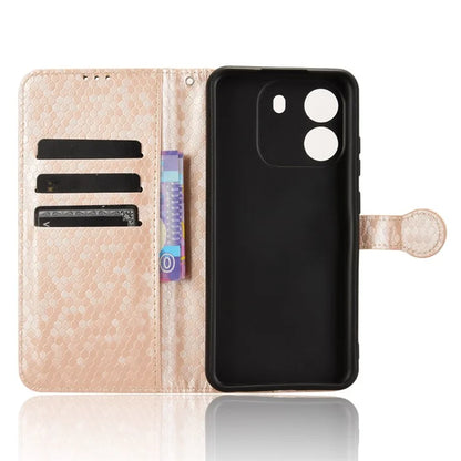 For Blackview Wave 6C Case Dot Pattern PU Leather Wallet Phone Cover