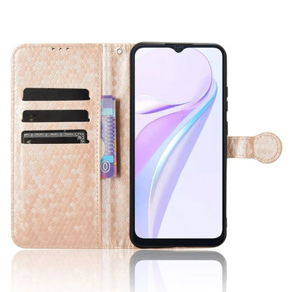 For Blackview Wave 6C Case Dot Pattern PU Leather Wallet Phone Cover