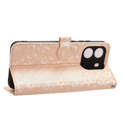 For Blackview Wave 6C Case Dot Pattern PU Leather Wallet Phone Cover