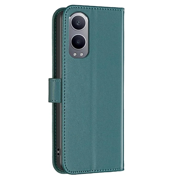 BINFEN COLOR BF17 For OnePlus Nord CE4 Lite 5G / Oppo K12x 5G (China) PU Leather Case Wallet Flip Phone Stand Cover