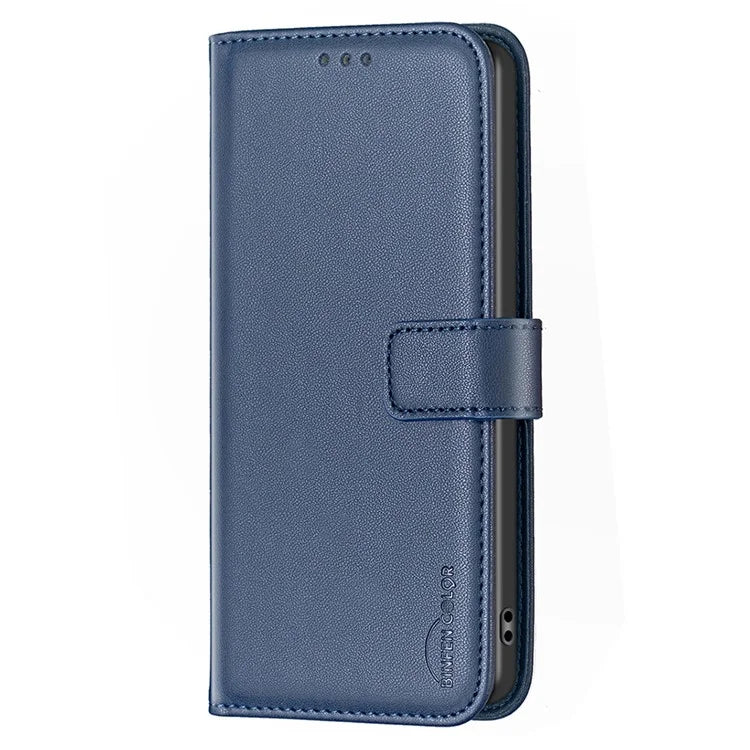 BINFEN COLOR BF17 For OnePlus Nord CE4 Lite 5G / Oppo K12x 5G (China) PU Leather Case Wallet Flip Phone Stand Cover