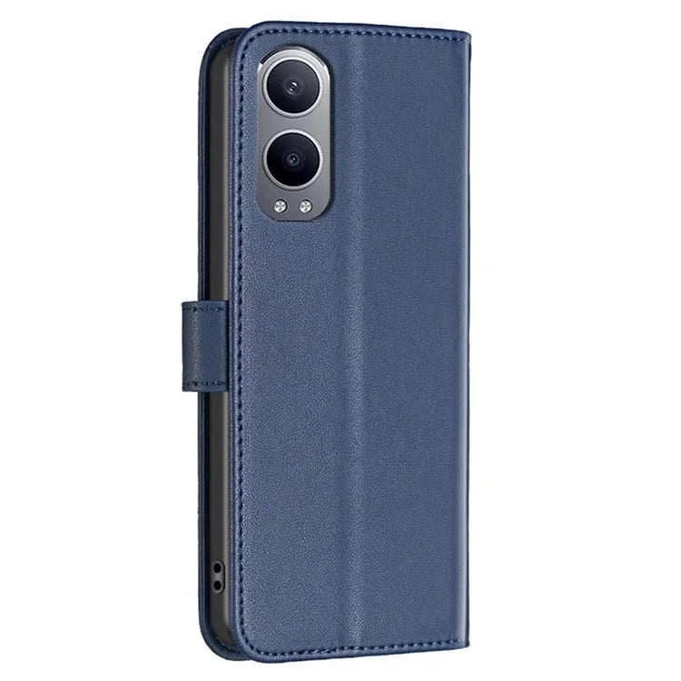 BINFEN COLOR BF17 For OnePlus Nord CE4 Lite 5G / Oppo K12x 5G (China) PU Leather Case Wallet Flip Phone Stand Cover