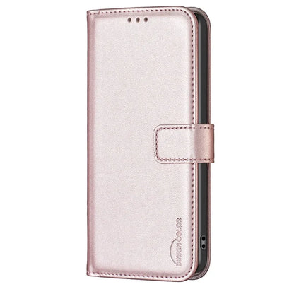 BINFEN COLOR BF17 For OnePlus Nord CE4 Lite 5G / Oppo K12x 5G (China) PU Leather Case Wallet Flip Phone Stand Cover