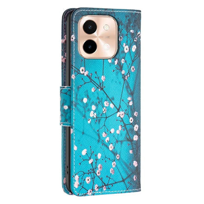 For vivo Y28 4G Case Leather Wallet Stand Phone Cover Pattern Printing