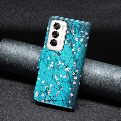 For Oppo Reno12 5G (Global) Case Pattern Print PU Leather Phone Cover
