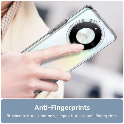 For Honor X9b 5G  /  Magic6 Lite 5G  /  X50 5G Transparent Case Electroplating Buttons (Big Rear Lens Hole)