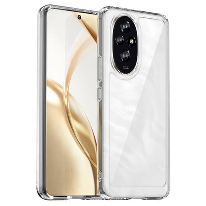 For Honor 200 5G Clear Case Electroplating Buttons (Big Rear Lens Hole)