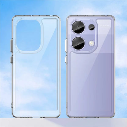 For Xiaomi Redmi Note 13 Pro 4G  /  Poco M6 Pro 4G Case Clear Phone Cover with Electroplated Buttons (Big Rear Lens Hole)