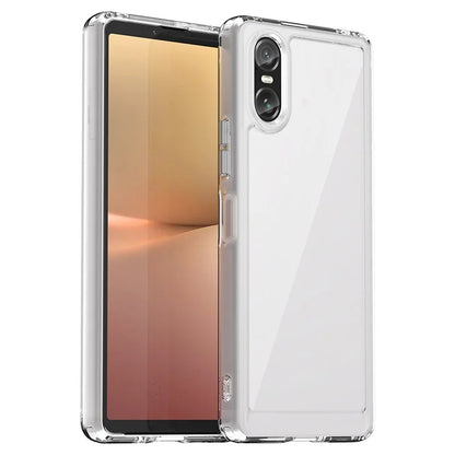 For Sony Xperia 10 VI Case Clear Phone Cover with (Big Rear Lens Hole)