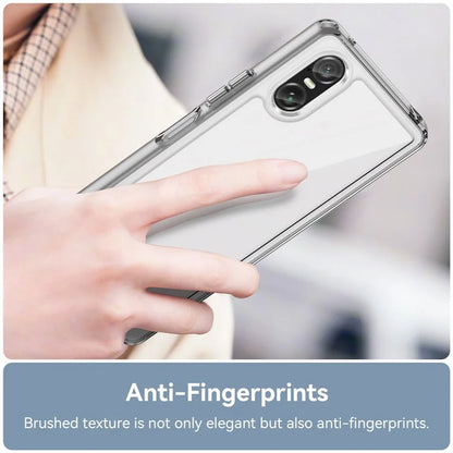 For Sony Xperia 10 VI Case Clear Phone Cover with (Big Rear Lens Hole)