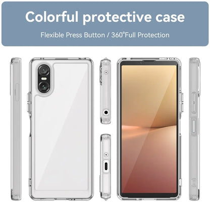 For Sony Xperia 10 VI Case Clear Phone Cover with (Big Rear Lens Hole)