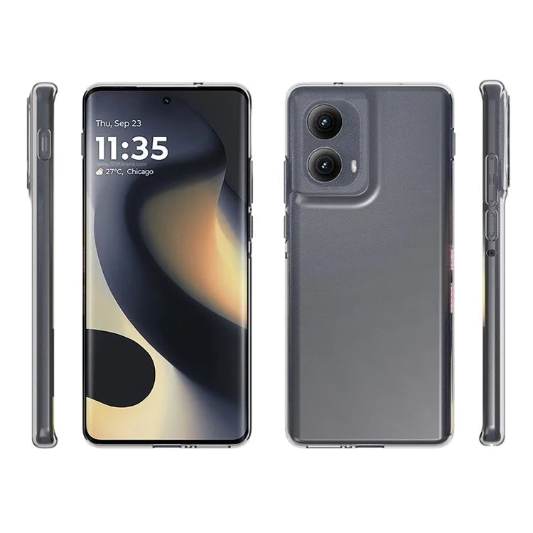 For Motorola Edge (2024) 5G Case Ultra Thin TPU Clear Phone Cover