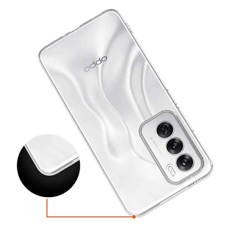 For Oppo Reno12 5G (Global) Case TPU Slim Phone Cover Transparent