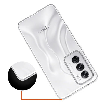 For Oppo Reno12 5G (Global) Case TPU Slim Phone Cover Transparent