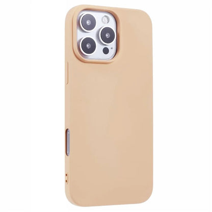For iPhone 16 Pro Max TPU Case Shockproof Soft TPU Fiber Lining Phone Cover