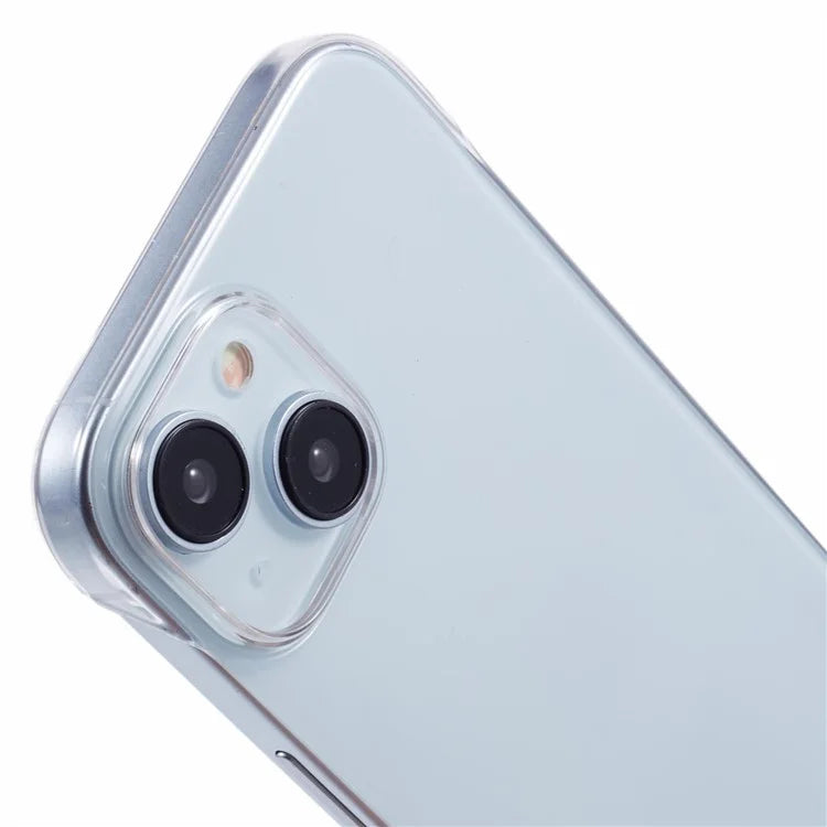 For iPhone 15 Plus Case Hard PC Shockproof Phone Cover Clear Back