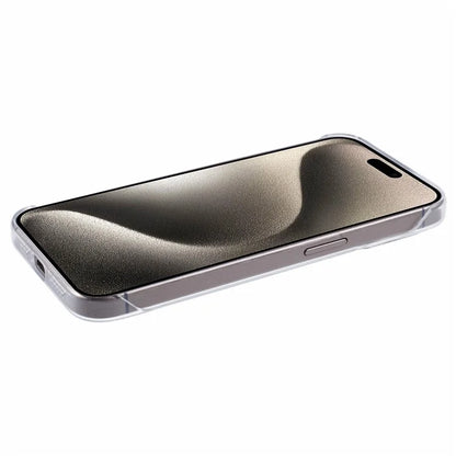 For iPhone 15 Pro Max Case Clear Back Design Hard PC Frameless Phone Cover
